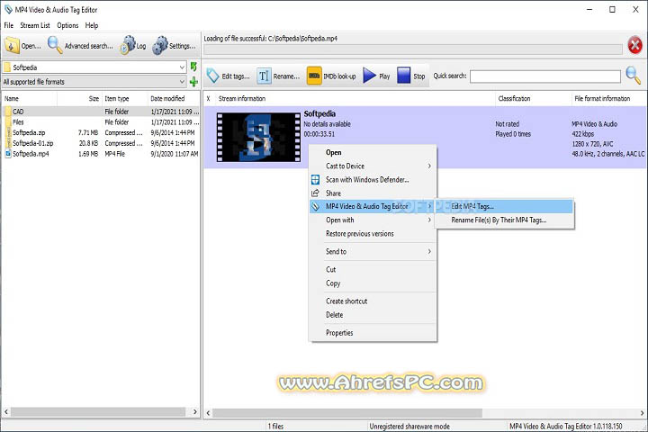 3delite MP4 Video & Audio Tag Editor v1.0.284.484 (x64 bit) Software Full Version 