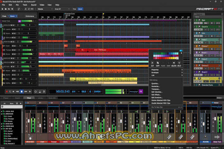 Acoustica Mixcraft v10.5 Recording Studio Build 618 Latest Software For PC 