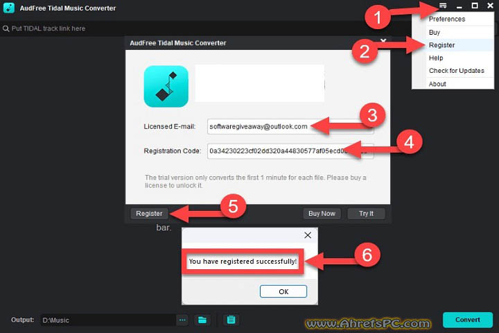 AudFree Tidal Music Converter 2025 v2.17.0.168 Latest Software Full Version 