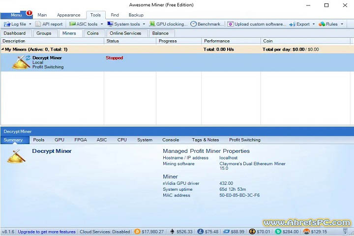 Awesome Miner Ultimate 2025 v11.1.1 [Latest Software] For Window 