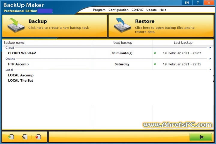 BackUp Maker Professional 2025 v8.309 Latest Software For PC BackUp Maker Professional 2025 v8.309 Latest Software For PC
