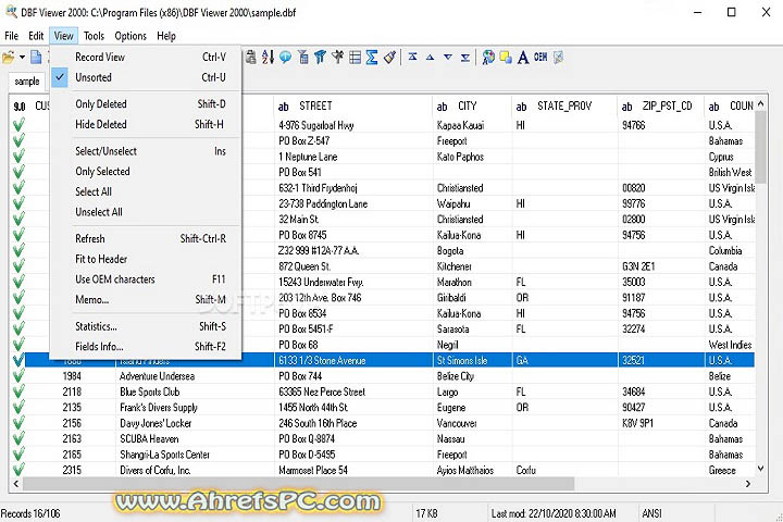 DBF Viewer 2000 v8.48 Latest Software For PC DBF Viewer 2000 v8.48 Latest Software For PC