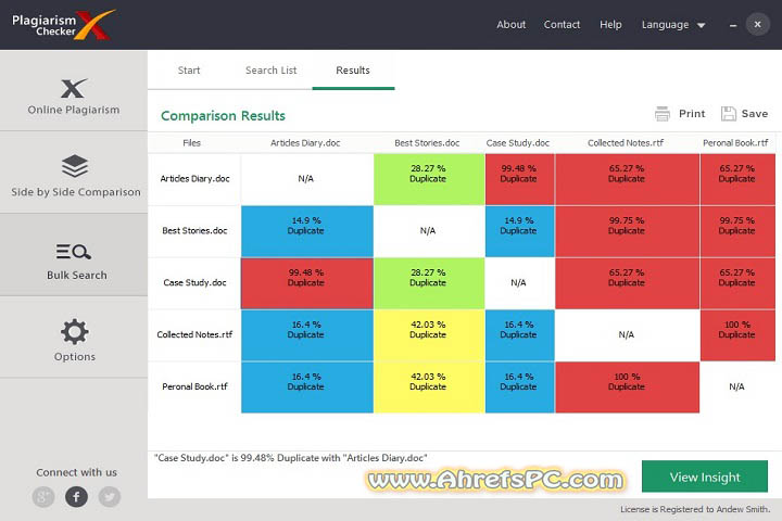 Plagiarism Checker X Business v9.0.4 Latest Software For PC Plagiarism Checker X Business v9.0.4 Latest Software For PC