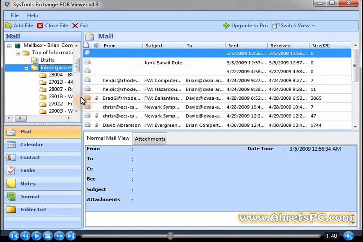 SysTools Exchange EDB Viewer Pro Plus v3.0 Latest Software Full Version 