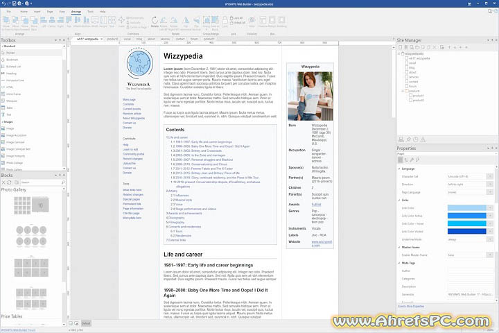 WYSIWYG Web Builder 2025 v19.4.1 Latest Software For PC WYSIWYG Web Builder 2025 v19.4.1 Latest Software For PC