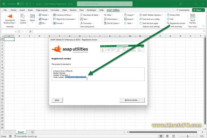 ASAP Utilities for Excel 2025 v8.7.3 [Latest Software] Full Version 