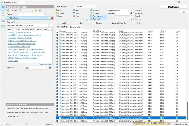 Advanced Renamer 2025 v4.12 [Latest Software] For PC 