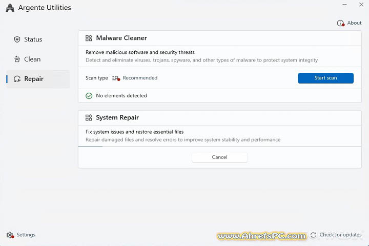 Argente System Repair v1.0.0.9 [Latest Software] Full Version 