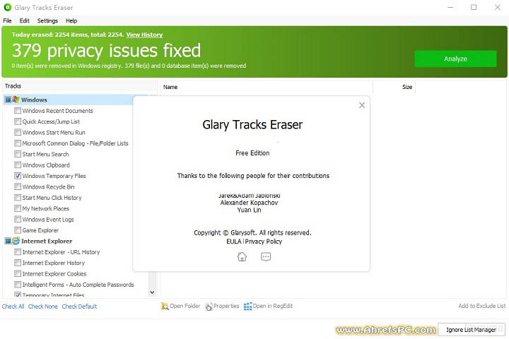 Glary Tracks Eraser 2025 v6.0.1.22 [Latest Software] For PC 