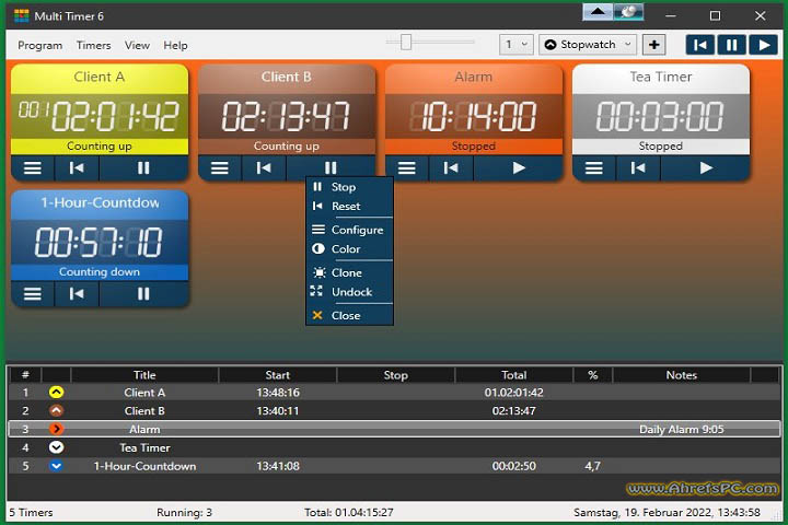PC Timer 2025 v18.10 [Latest Software] Download Free 