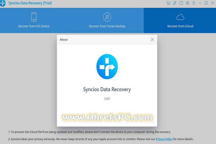 Anvsoft SynciOS Data Recovery v3.4.1 [Latest Software] For PC 