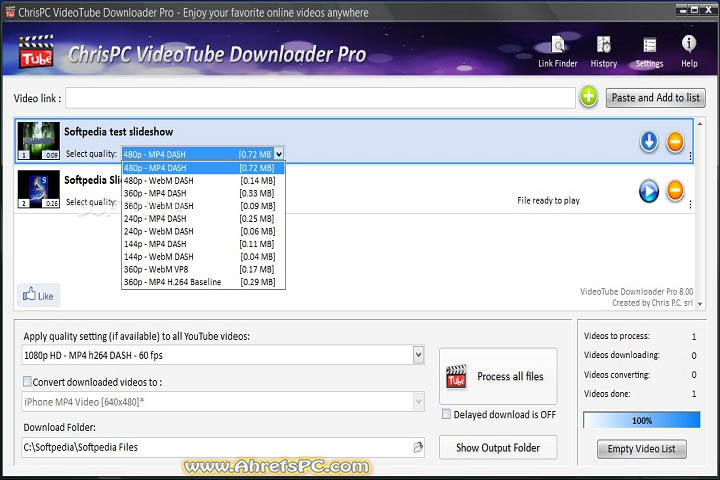 ChrisPC VideoTube v15.25.0607 [Latest Software] For PC 
